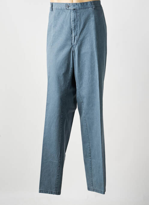 Pantalon slim tissage chiné taille normale gris LUIGI MORINI homme