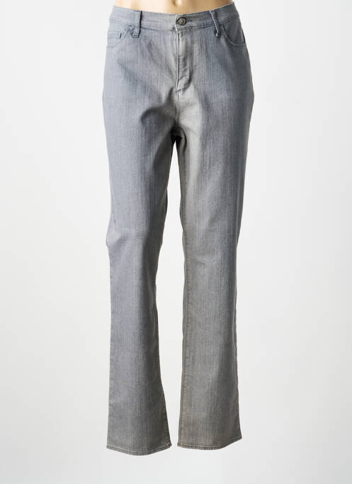 Jeans coupe droite gris GEVANA femme