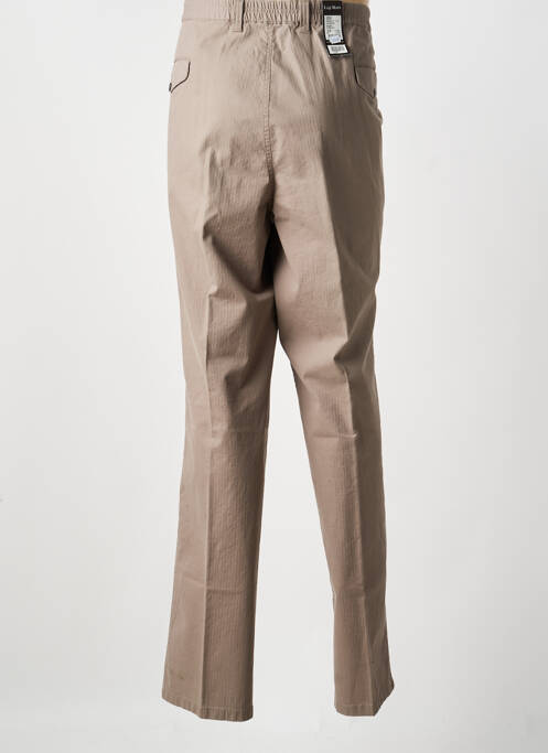 Pantalon chino marron LUIGI MORINI homme