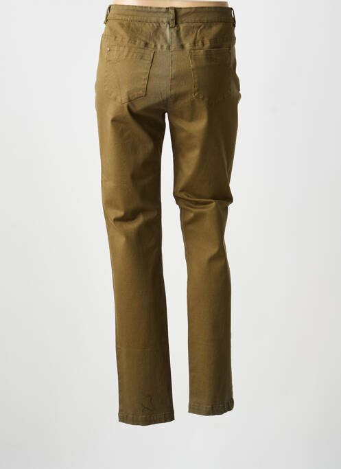 Pantalon droit vert AGATHE & LOUISE femme