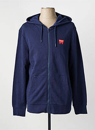 Veste casual poches bleu WRANGER homme