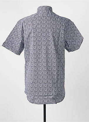Chemise manches courtes coupe droite bleu LUI homme