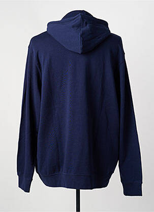Sweat-shirt à capuche tissage jersey manches longues bleu WRANGER homme