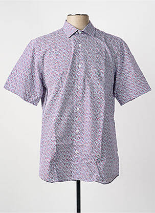 Chemise manches courtes bleu BELLONI homme