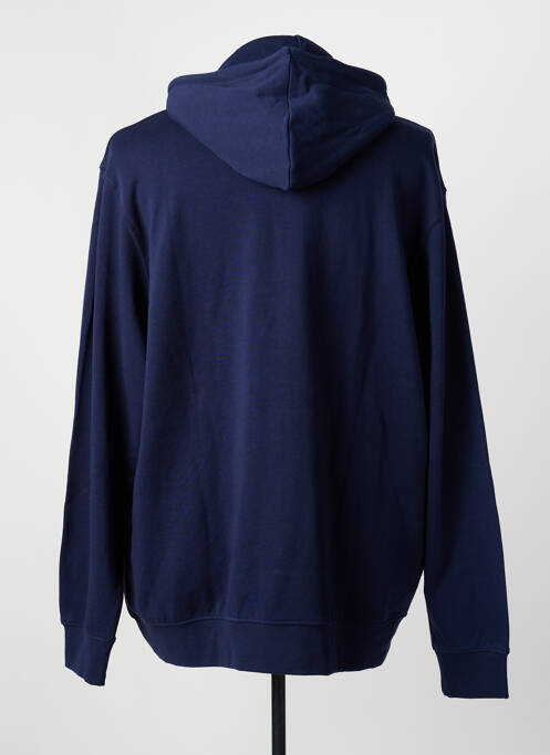 Sweat-shirt à capuche tissage jersey manches longues bleu WRANGER homme