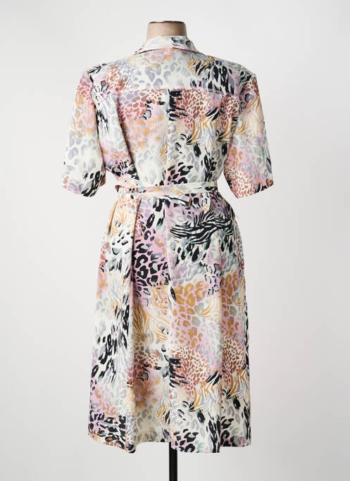 Robe mi-longue beige GEVANA femme