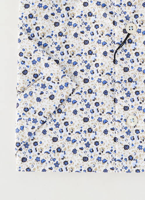 Chemise manches courtes coupe droite blanc BELLONI homme