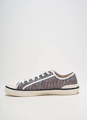 Baskets bout rond talon plat jusqu'à 3cm rouge FUGITIVE BY FRANCESCO ROSSI femme