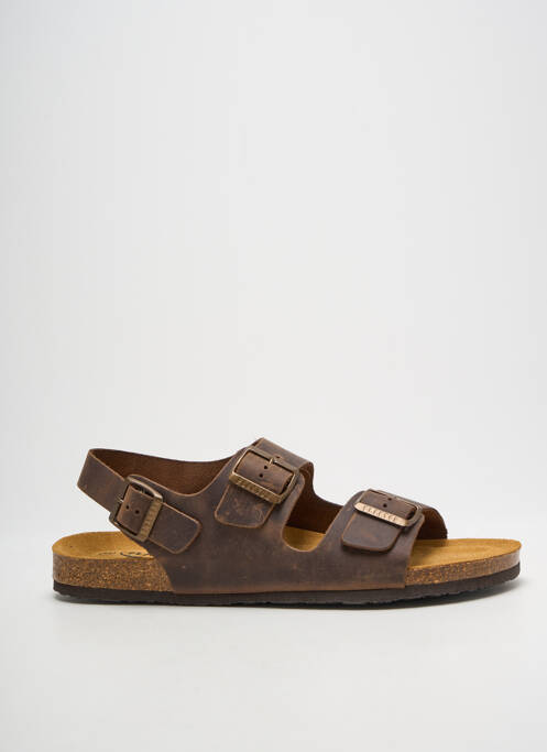 Sandales/nu pieds bout ouvert bout ouvert marron PLAKTON homme