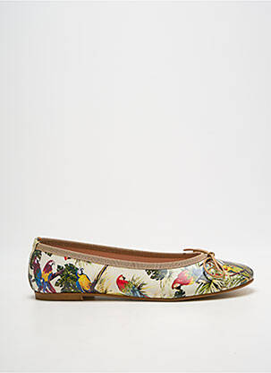 Ballerines impression talon plat jusqu'à 3cm beige COCO ET ABRICOT femme