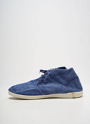 Baskets bout rond bout rond bleu NATURAL WORLD homme