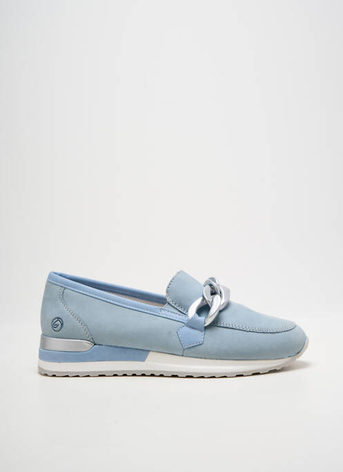 Mocassins type de semelle amortissante talon plat jusqu'à 3cm bleu REMONTE femme
