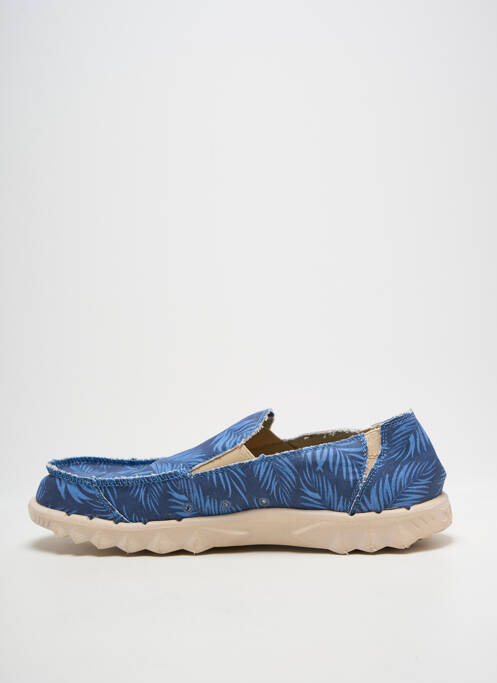 Slip ons bout rond bout rond bleu HEY DUDE homme