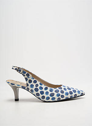 Escarpins fermeture boucle(s) talon de 4 à 6cm bleu DORKING femme