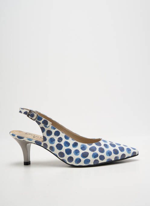 Escarpins fermeture boucle(s) talon de 4 à 6cm bleu DORKING femme
