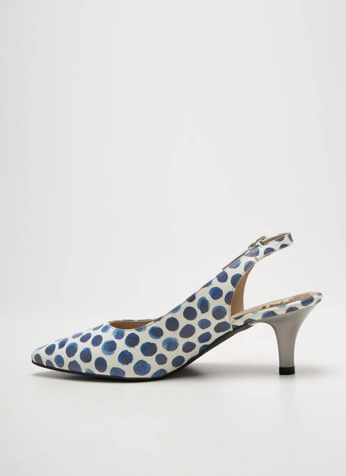 Escarpins fermeture boucle(s) talon de 4 à 6cm bleu DORKING femme