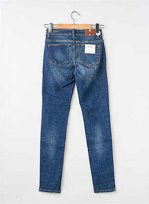 Jeans coupe slim tissage brut taille normale bleu JANE BLUE femme