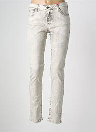 Jeans coupe slim tissage brut taille normale gris RED LEGEND femme