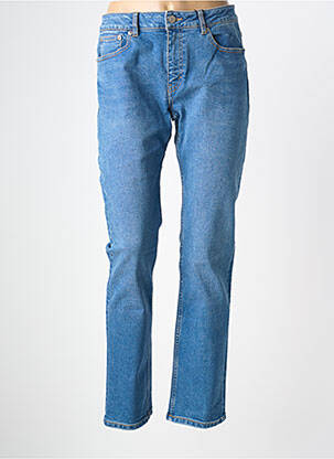 Jeans coupe slim tissage brut taille normale bleu LABDIP femme