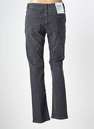 Jeans coupe slim tissage brut taille normale noir LABDIP femme