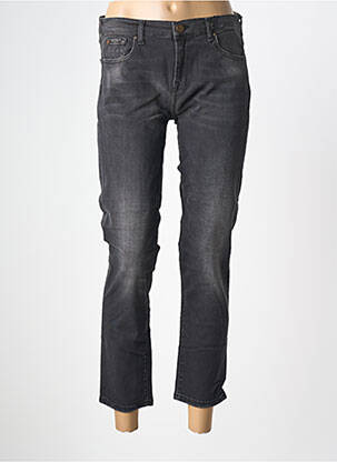 Jeans coupe slim tissage brut taille normale noir #RED/LEGEND femme