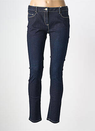Jeans coupe slim tissage brut taille normale bleu #RED/LEGEND femme