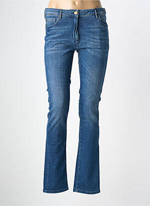 Jeans coupe droite taille normale taille normale bleu #RED/LEGEND femme