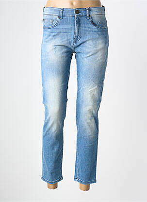 Jeans coupe slim tissage brut taille normale bleu #RED/LEGEND femme
