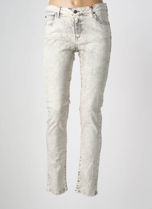 Jeans coupe slim tissage brut taille normale gris #RED/LEGEND femme