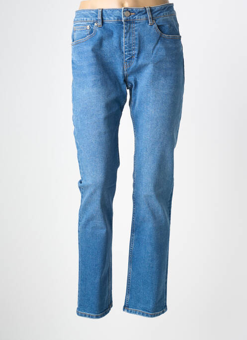 Jeans coupe slim tissage brut taille normale bleu LABDIP femme