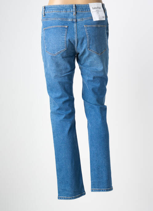 Jeans coupe slim tissage brut taille normale bleu LABDIP femme
