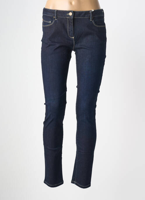 Jeans coupe slim tissage brut taille normale bleu #RED/LEGEND femme