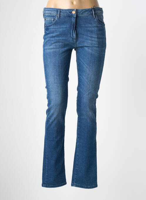 Jeans coupe droite taille normale taille normale bleu #RED/LEGEND femme