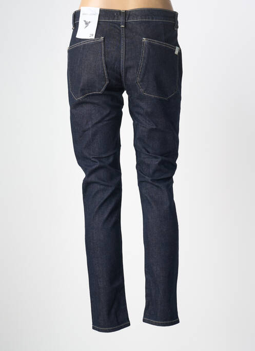 Jeans coupe slim tissage brut taille basse bleu #RED/LEGEND femme