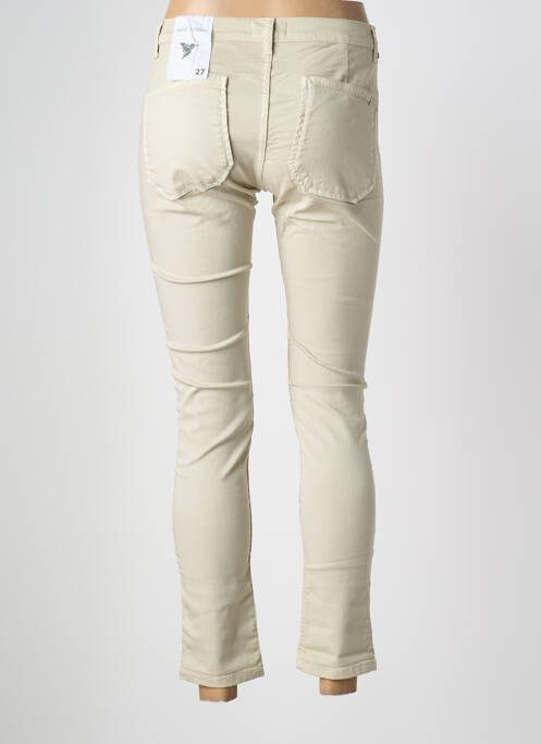 Jeans coupe slim tissage brut taille normale beige #RED/LEGEND femme
