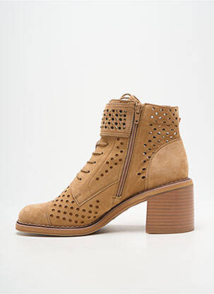 Bottines/boots talon bottier talon de 7 à 9cm marron MAM'ZELLE femme
