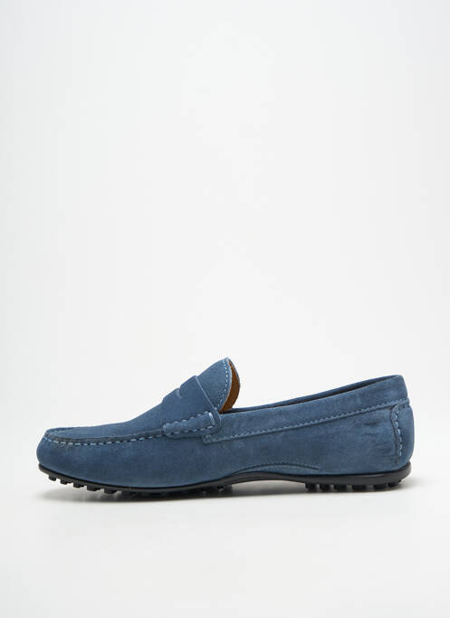 Mocassins bout rond bout rond bleu L'ATELIER TROPÉZIEN homme