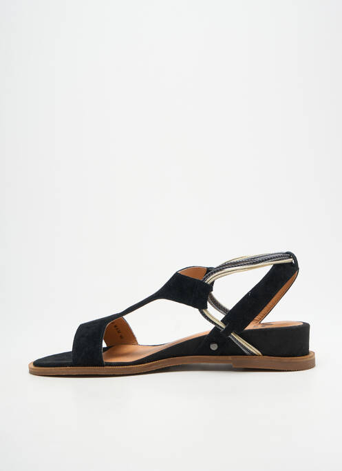 Sandales/nu pieds chiquet talon plat jusqu'à 3cm noir MAM'ZELLE femme