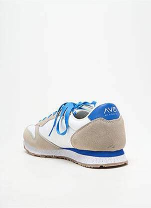 Baskets semelle amovible bout rond blanc AVO ALL VIBES ON homme