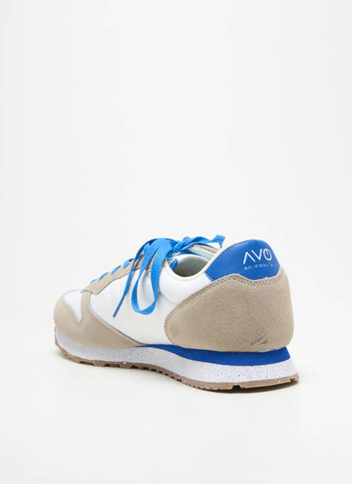 Baskets semelle amovible bout rond blanc AVO ALL VIBES ON homme