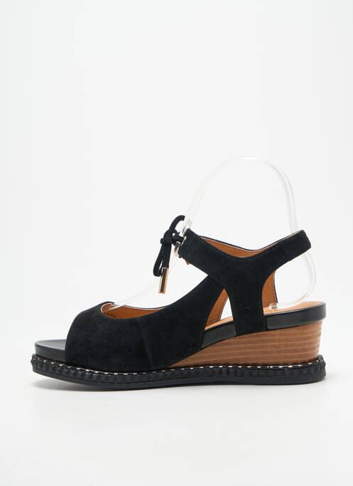 Sandales/nu pieds talon compensé talon de 4 à 6cm noir MAM'ZELLE femme