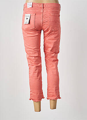 Pantalon 7/8 fermeture zippée sous rabat boutonné taille normale rose RED LEGEND femme