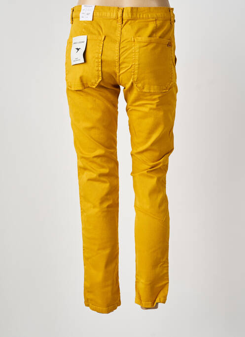 Jeans coupe slim tissage brut taille normale jaune RED LEGEND femme