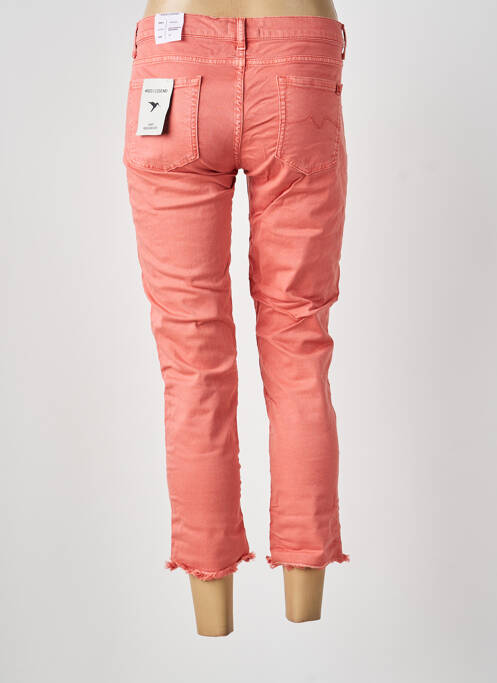 Pantalon 7/8 fermeture zippée sous rabat boutonné taille normale rose RED LEGEND femme