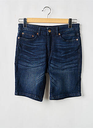 Bermuda tissage denim bleu SOLID homme