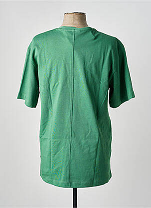 T-shirt coupe droite manches courtes vert SOLID femme