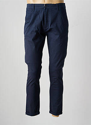 Pantalon chino poches bleu SOLID homme