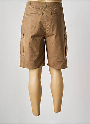 Bermuda coupe droite marron SOLID homme