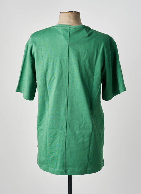 T-shirt coupe droite manches courtes vert SOLID femme