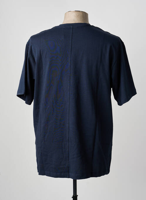 T-shirt bleu SOLID homme